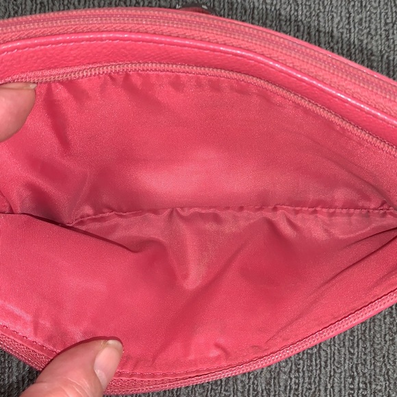 Coach Wristlet Wallet Womens Medium Pink Leather Clutch Purse Bag - Picture 10 of 16